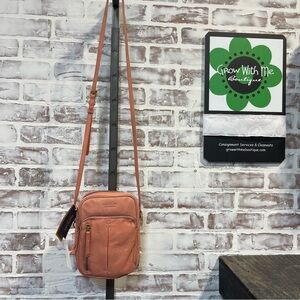 American leather CO Pink Crossbody Bag